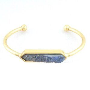 Blue Druzy Bangle